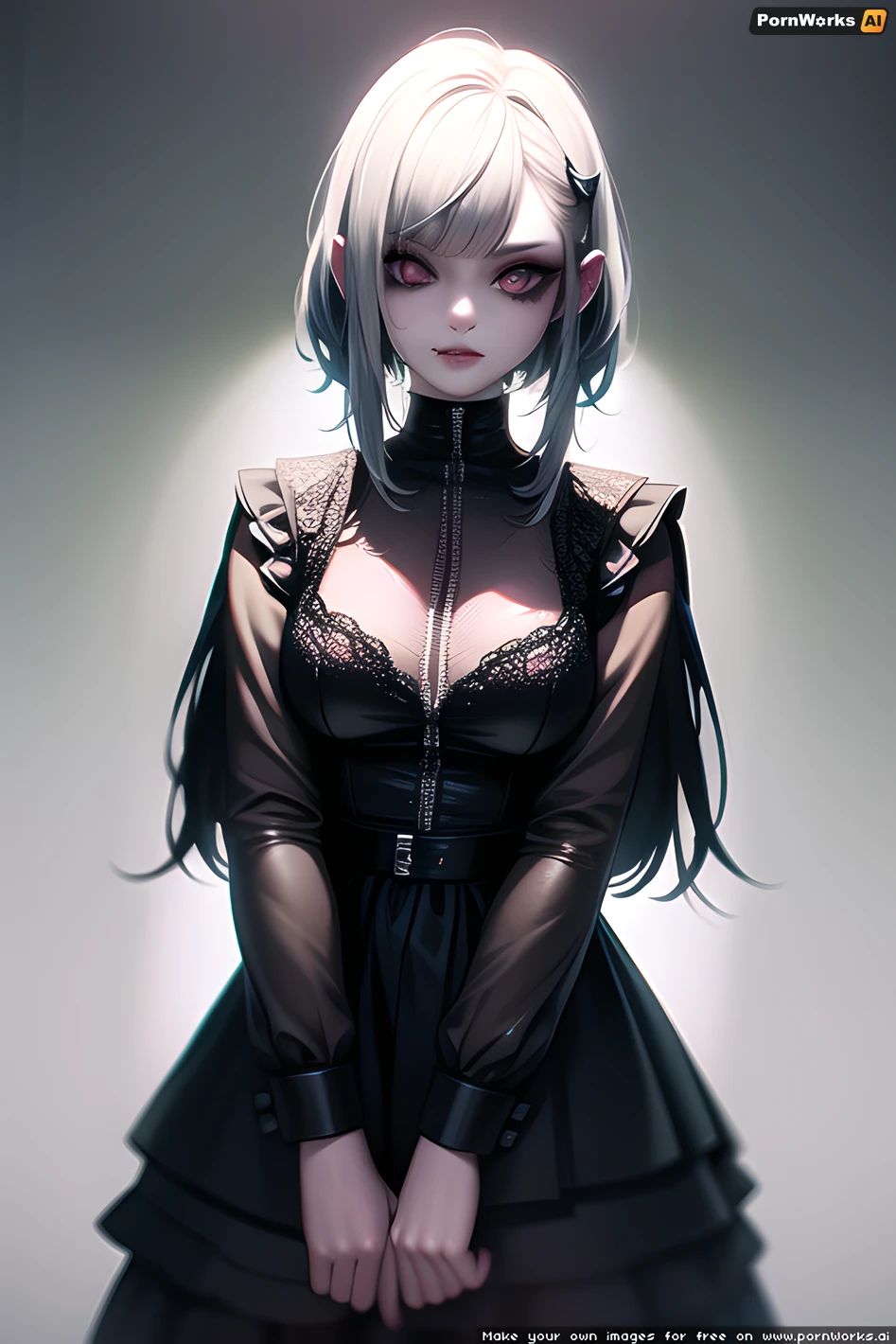 The AI generated porn picture of the Goth_punk girl 18yo is a stunning example of how AI can be used to create realistic and photorealistic images. This image features a goth punk girl with sharp focus, sharp shadows, ultra-quality
